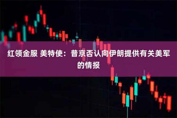 红领金服 美特使：普京否认向伊朗提供有关美军的情报