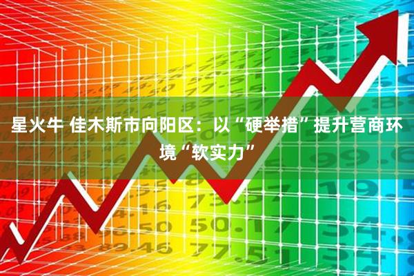 星火牛 佳木斯市向阳区：以“硬举措”提升营商环境“软实力”
